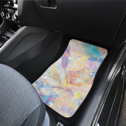Bright Holographic Print Front Car Floor Mats