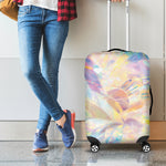Bright Holographic Print Luggage Cover