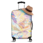 Bright Holographic Print Luggage Cover