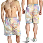Bright Holographic Print Men's Shorts