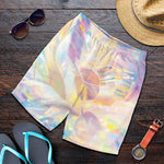 Bright Holographic Print Men's Shorts