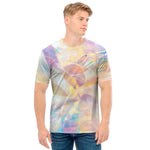 Bright Holographic Print Men's T-Shirt
