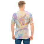 Bright Holographic Print Men's T-Shirt