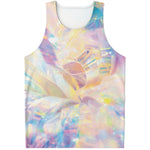 Bright Holographic Print Men's Tank Top