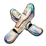 Bright Holographic Print Muay Thai Shin Guard