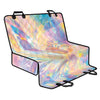 Bright Holographic Print Pet Car Back Seat Cover