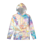 Bright Holographic Print Pullover Hoodie