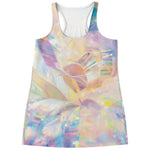 Bright Holographic Print Women's Racerback Tank Top
