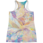 Bright Holographic Print Women's Racerback Tank Top
