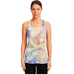 Bright Holographic Print Women's Racerback Tank Top