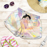 Bright Holographic Print Women's Shorts