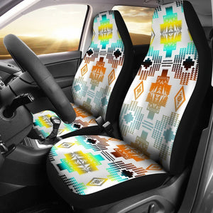 Bright Native Tribal Universal Fit Car Seat Covers GearFrost