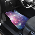 Bright Red Blue Stars Galaxy Space Print Front and Back Car Floor Mats GearFrost