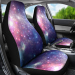 Bright Red Blue Stars Galaxy Space Print Universal Fit Car Seat Covers GearFrost