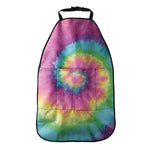 Bright Spiral Tie Dye Print Car Seat Organizers