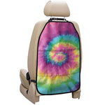 Bright Spiral Tie Dye Print Car Seat Organizers