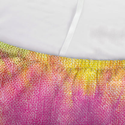 Bright Spiral Tie Dye Print Sofa Cover