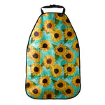Bright Sunflower Pattern Print Car Seat Organizers