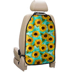 Bright Sunflower Pattern Print Car Seat Organizers