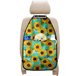 Bright Sunflower Pattern Print Car Seat Organizers