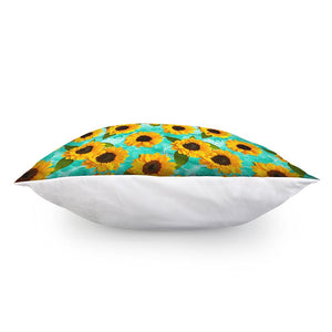 Bright Sunflower Pattern Print Pillow Cover