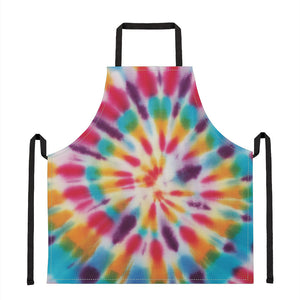 Bright Swirl Tie Dye Print Apron