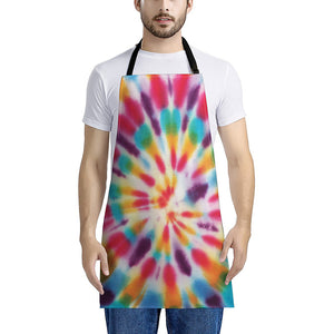 Bright Swirl Tie Dye Print Apron