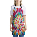 Bright Swirl Tie Dye Print Apron