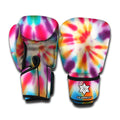 Bright Swirl Tie Dye Print Boxing Gloves