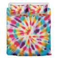 Bright Swirl Tie Dye Print Duvet Cover Bedding Set