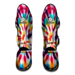 Bright Swirl Tie Dye Print Muay Thai Shin Guard