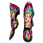 Bright Swirl Tie Dye Print Muay Thai Shin Guard