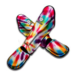 Bright Swirl Tie Dye Print Muay Thai Shin Guard