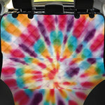 Bright Swirl Tie Dye Print Pet Car Back Seat Cover