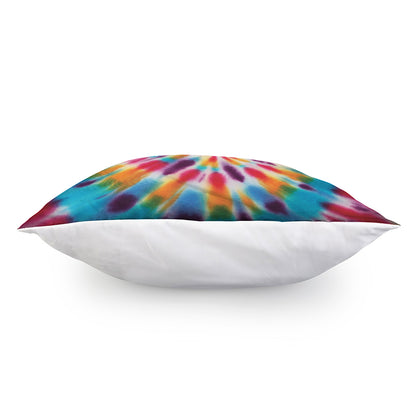 Bright Swirl Tie Dye Print Pillow Cover