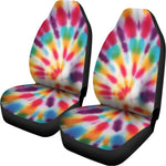 Bright Swirl Tie Dye Print Universal Fit Car Seat Covers