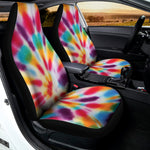 Bright Swirl Tie Dye Print Universal Fit Car Seat Covers