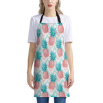 Bright Zig Zag Pineapple Pattern Print Apron