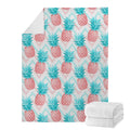 Bright Zig Zag Pineapple Pattern Print Blanket