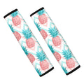 Bright Zig Zag Pineapple Pattern Print Car Seat Belt Covers