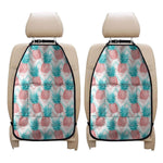 Bright Zig Zag Pineapple Pattern Print Car Seat Organizers