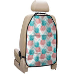 Bright Zig Zag Pineapple Pattern Print Car Seat Organizers