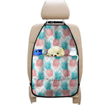 Bright Zig Zag Pineapple Pattern Print Car Seat Organizers