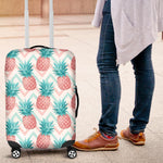 Bright Zig Zag Pineapple Pattern Print Luggage Cover GearFrost