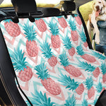 Bright Zig Zag Pineapple Pattern Print Pet Car Back Seat Cover