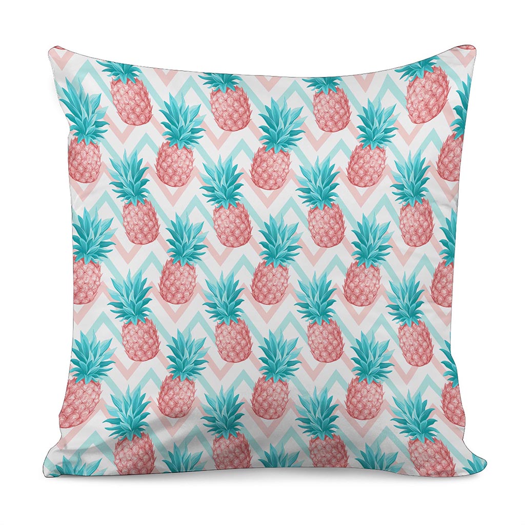 Bright Zig Zag Pineapple Pattern Print Pillow Cover