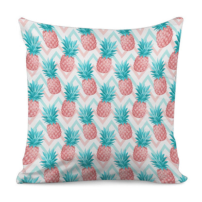 Bright Zig Zag Pineapple Pattern Print Pillow Cover