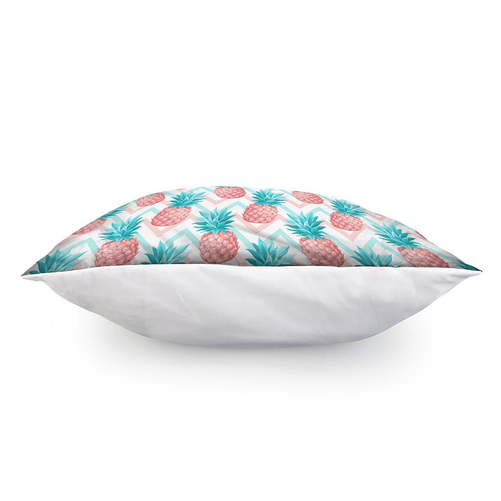 Bright Zig Zag Pineapple Pattern Print Pillow Cover