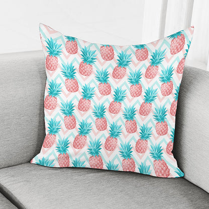 Bright Zig Zag Pineapple Pattern Print Pillow Cover