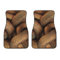 Bronze Snake Print Front Car Floor Mats